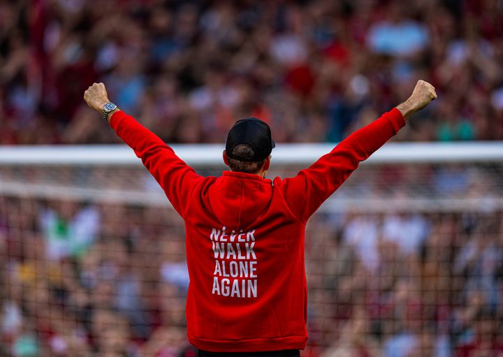 Watch: Anfield Erupts in Standing Ovation for Jurgen Klopp’s Farewell