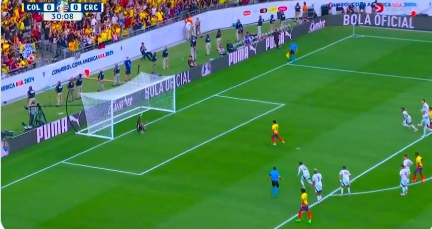 (VIDEO) Luis Diaz Strikes Early for Colombia with Penalty Opener