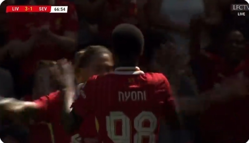 (VIDEO) Rising Star: Trey Nyoni’s Thunderous Strike Extends Liverpool’s Lead; This Kid Has Serious Potential