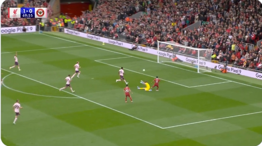 Salah’s Jaw-Dropping Finish Could Go Viral Thanks to Diaz’s Brilliant Setup vs Brentford